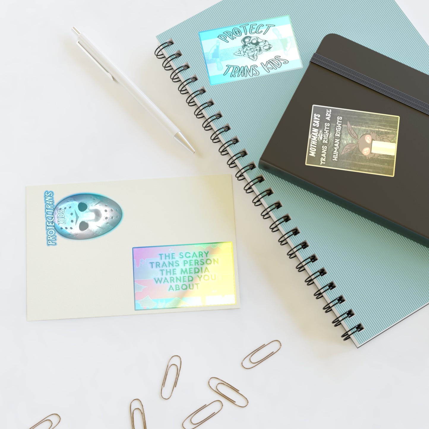 Trans Rights Sticker Sheets – Empowering Designs for Social Activism