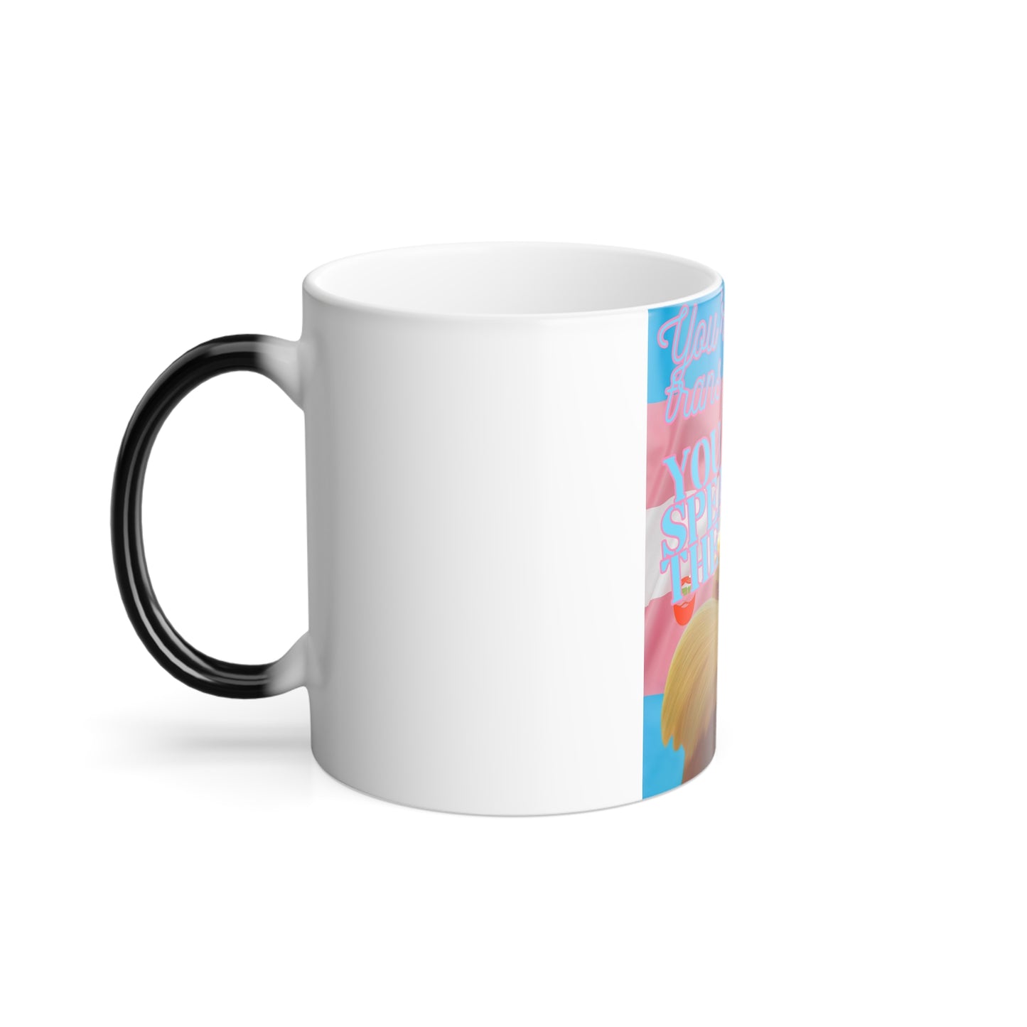 Mug - Color Morphing 11oz - Being transgender is not a uniform