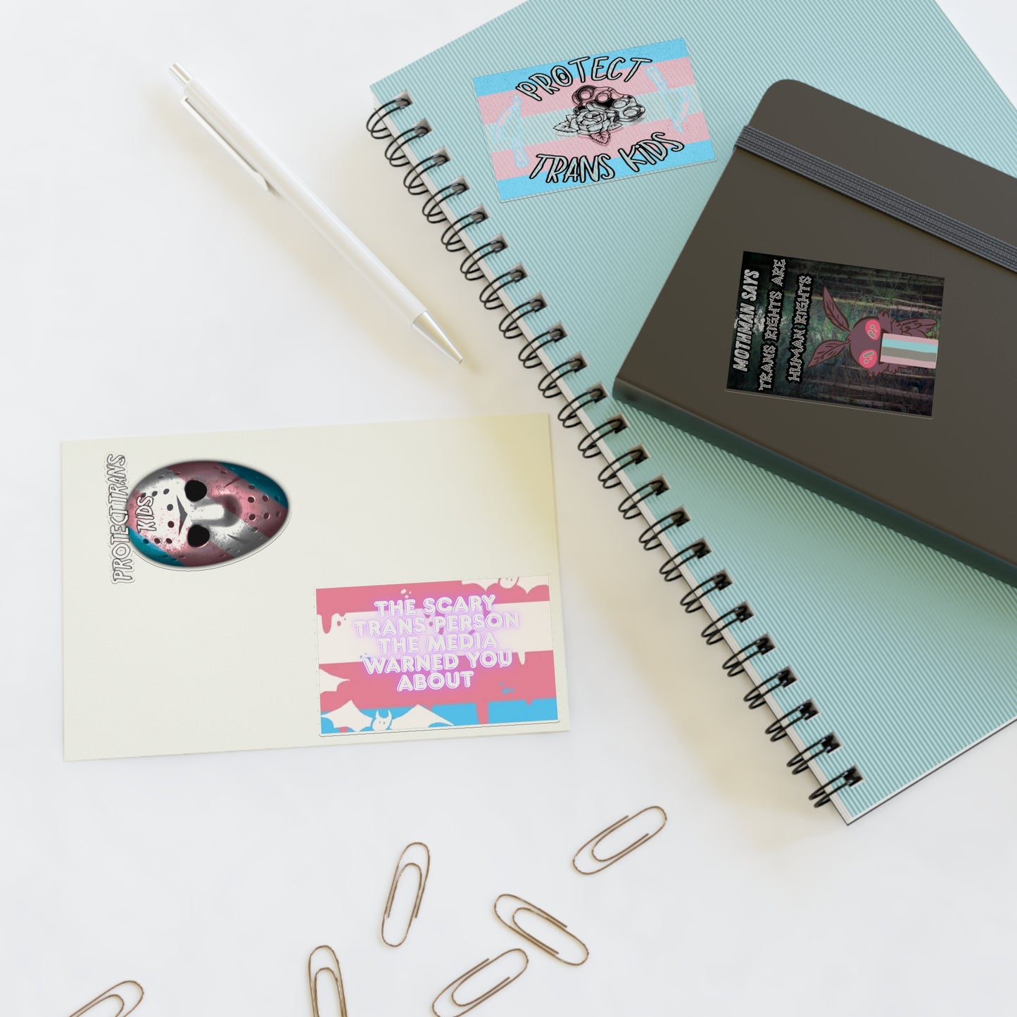 Trans Rights Sticker Sheets – Empowering Designs for Social Activism
