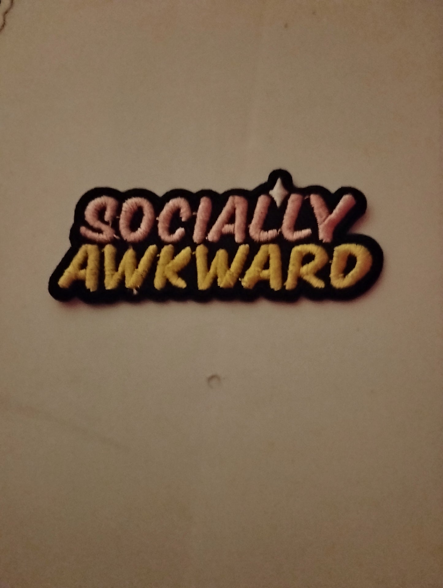 Socially awkward patch