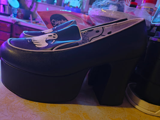 Strangecvlt Platform Heels “Banshee Phantom”