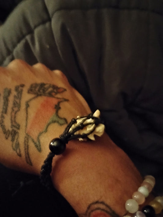 Boa spine bracelet and necklace