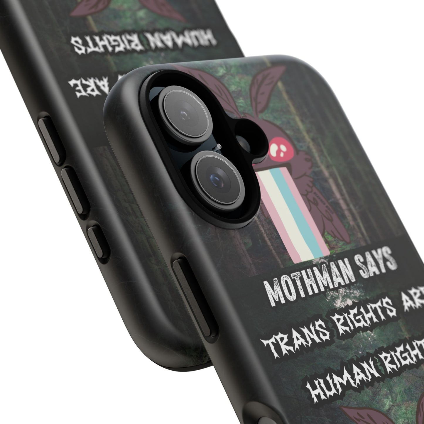 Mothman Tough Phone Case - Trans Rights Are Human Rights