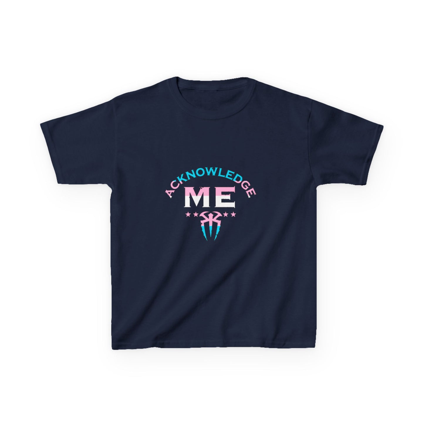 Kids Acknowledge Me Heavy Cotton Tee - Fun Graphic T-Shirt for Creative Kids