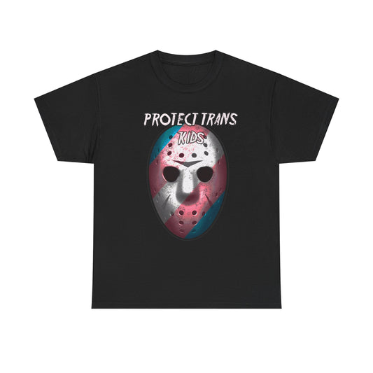 Protect Trans Kids Unisex Heavy Cotton Tee - Bold Statement Shirt for Pride and Activism