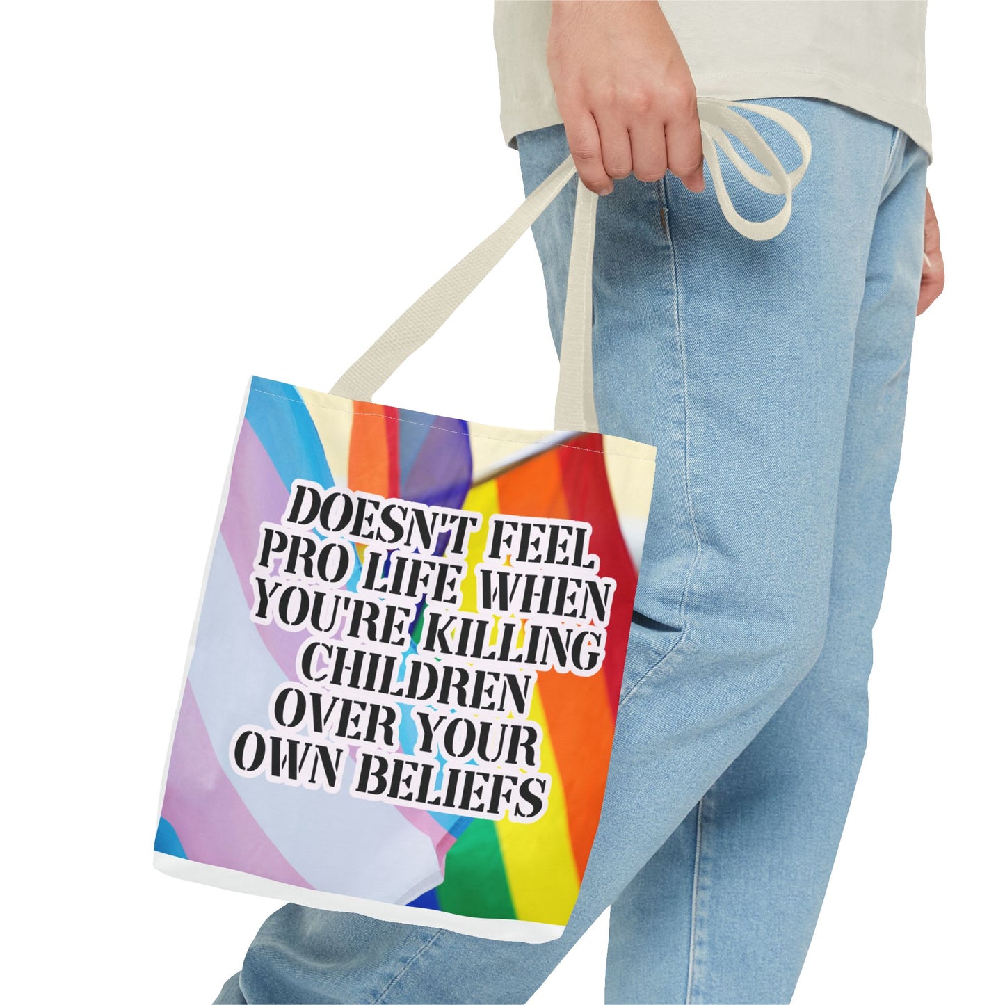 Provocative Message Tote Bag - Perfect for Activists and Advocates