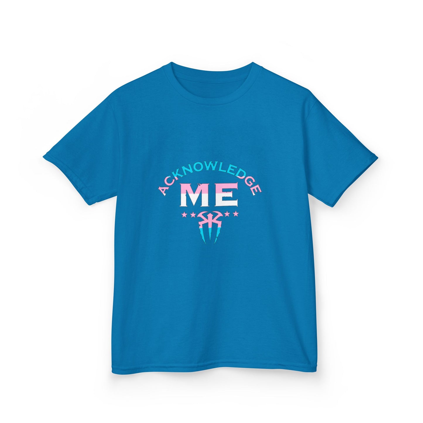 Kids Acknowledge Me Heavy Cotton Tee - Fun Graphic T-Shirt for Creative Kids