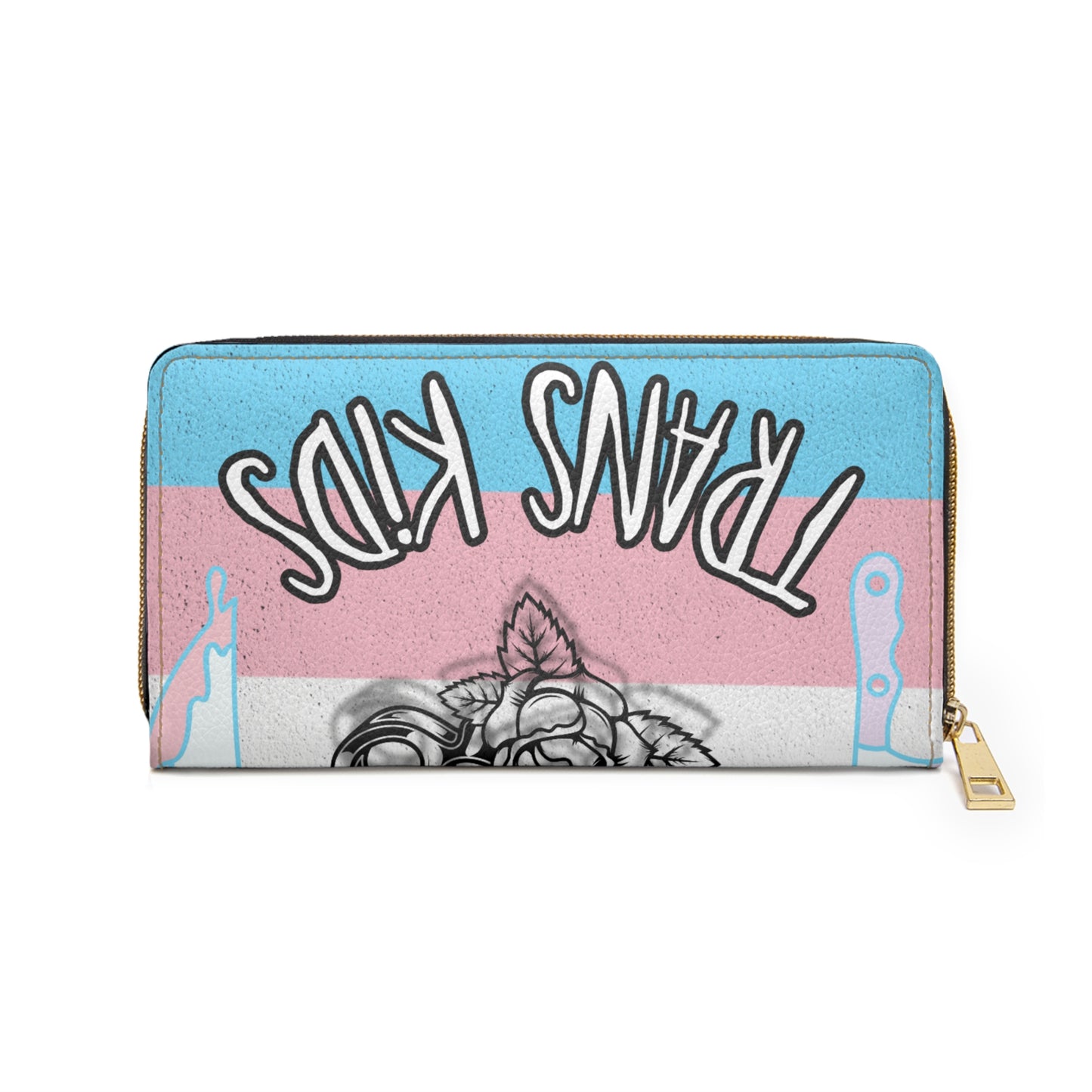 Protect Trans Kids Zipper Wallet | Stylish & Empowering LGBTQ+ Accessory