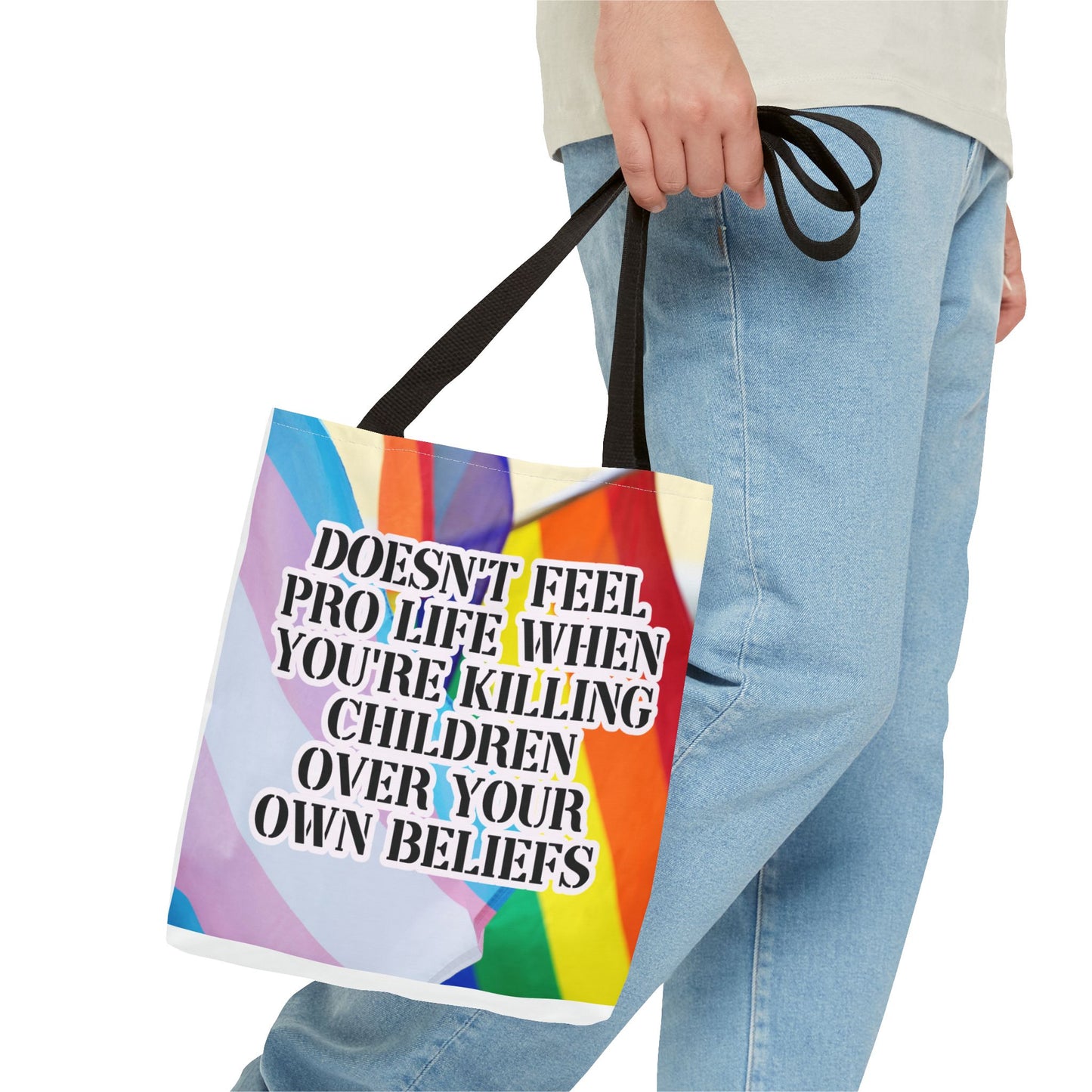 Provocative Message Tote Bag - Perfect for Activists and Advocates