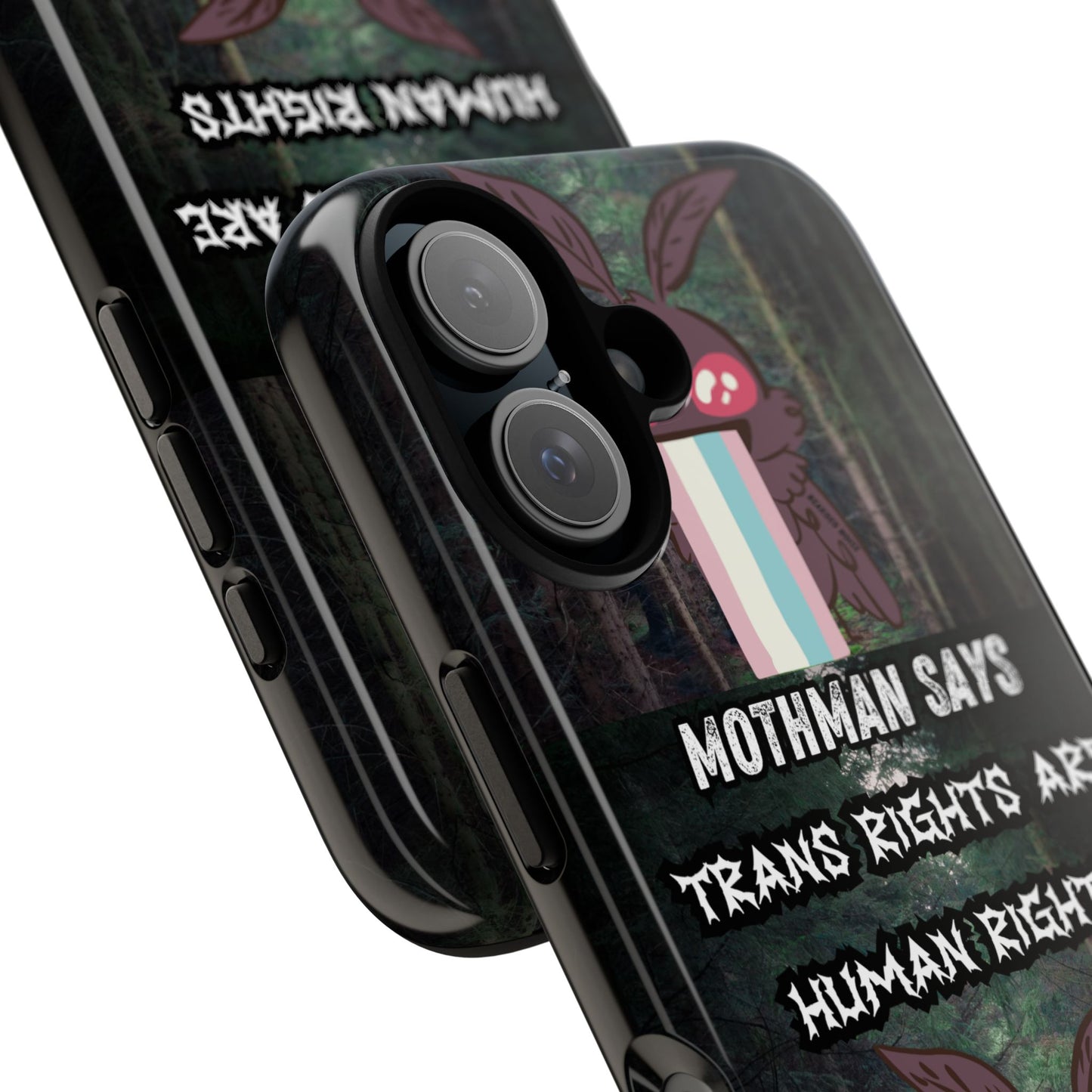 Mothman Tough Phone Case - Trans Rights Are Human Rights