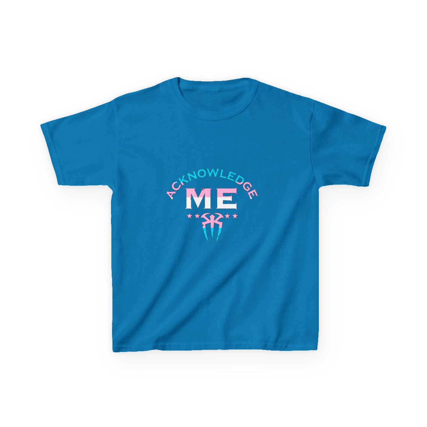 Kids Acknowledge Me Heavy Cotton Tee - Fun Graphic T-Shirt for Creative Kids