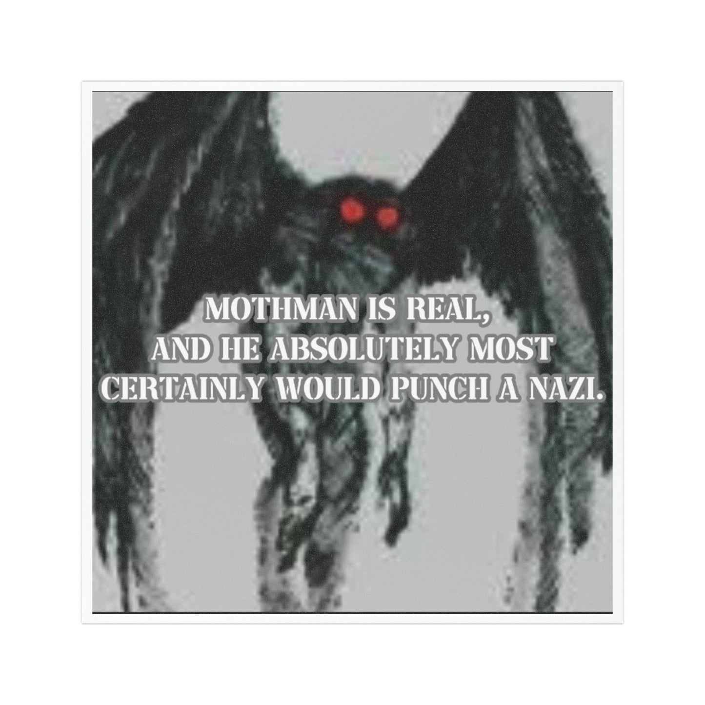 Mothman Car Magnet