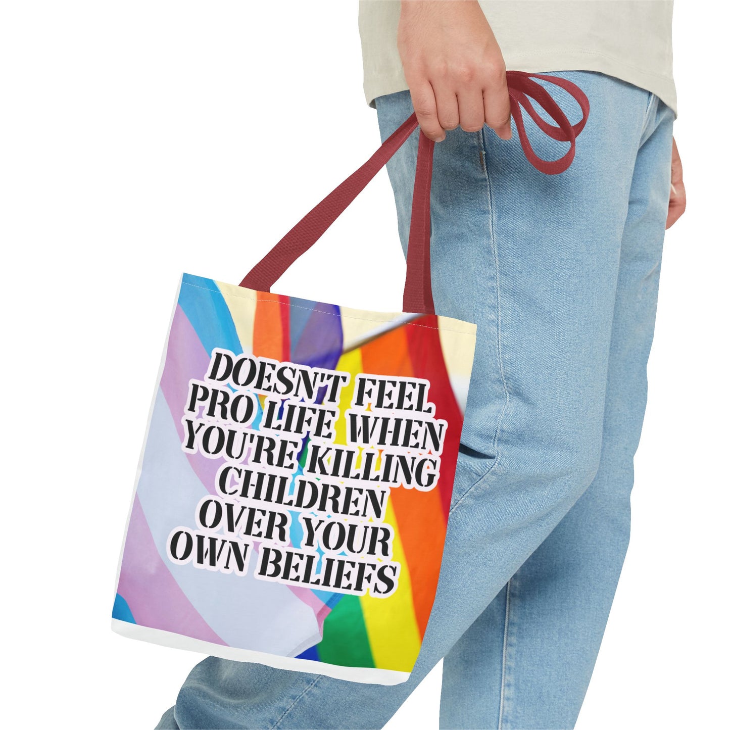 Provocative Message Tote Bag - Perfect for Activists and Advocates