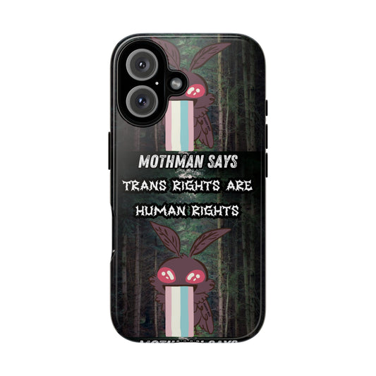 Mothman Tough Phone Case - Trans Rights Are Human Rights