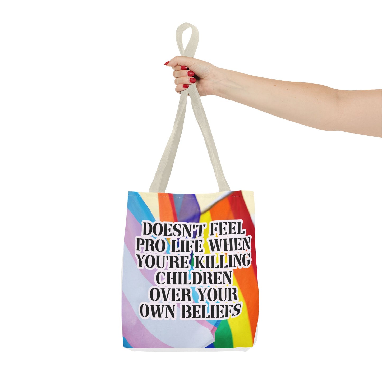 Provocative Message Tote Bag - Perfect for Activists and Advocates