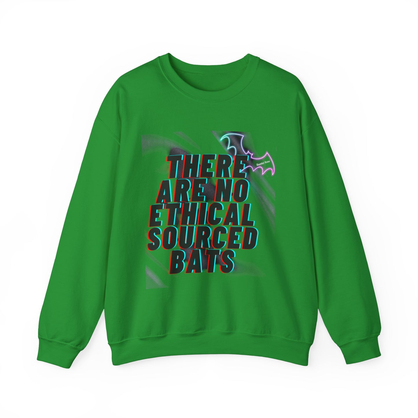 Unisex Crewneck Sweatshirt - "There Are No Ethical Sourced Bats" - Casual Comfort for All Occasions