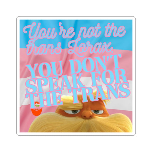 Trans Rights Kiss-Cut Sticker - Inclusive and Bold Design for Pride and Activism