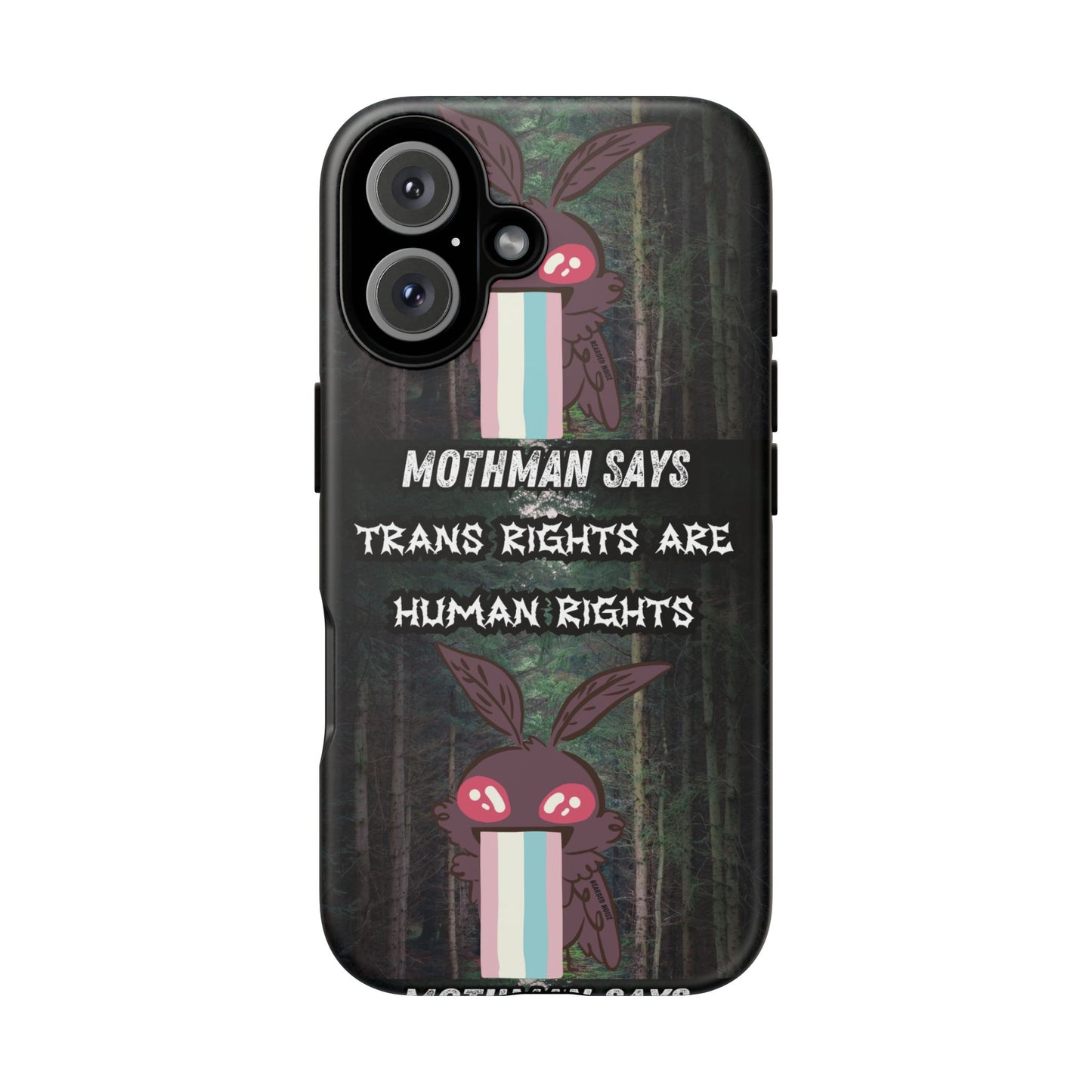 Mothman Tough Phone Case - Trans Rights Are Human Rights