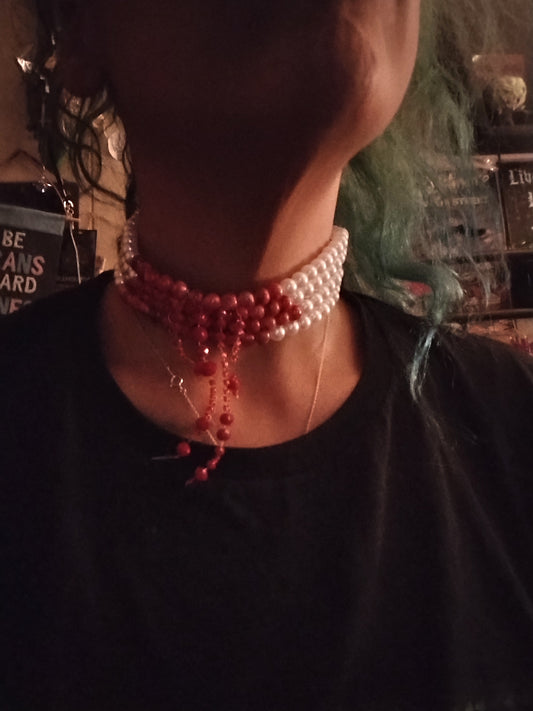 Blood necklace