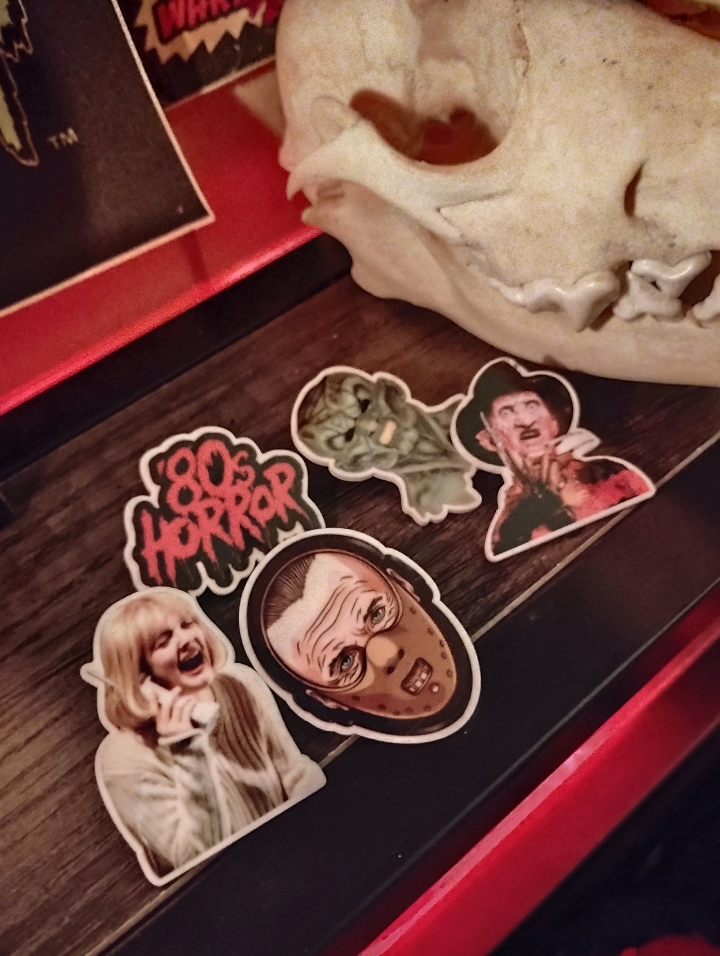 Mystery horror pin