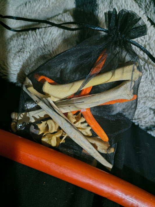 Hoodoo Blessed Bone Throwing With Free Protection Powder