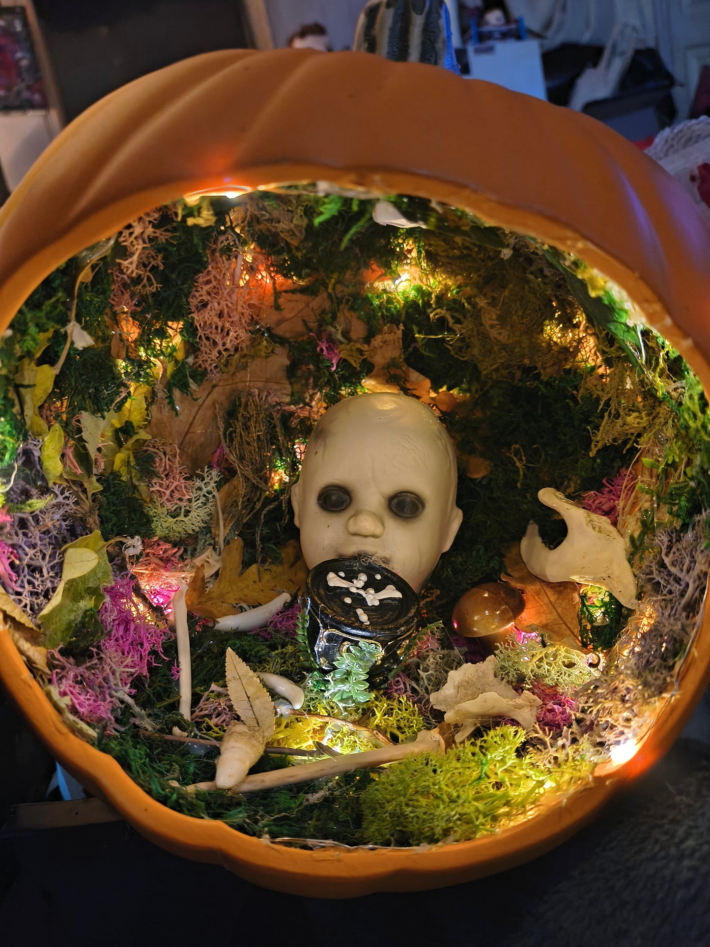 Witchy pumpkin chaos