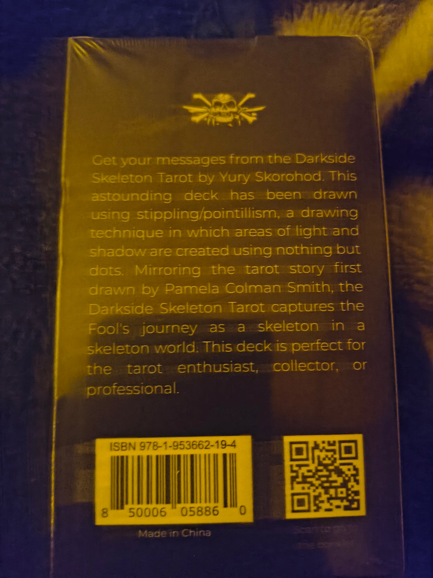 Darkside skeleton tarot