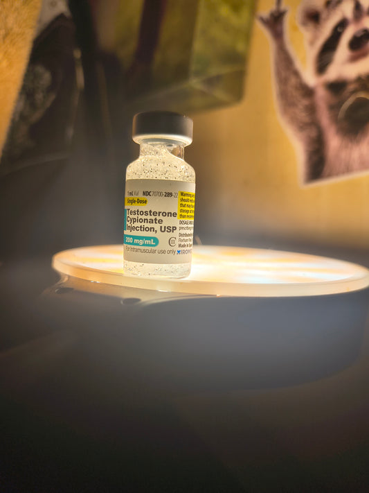 Testosterone earrings