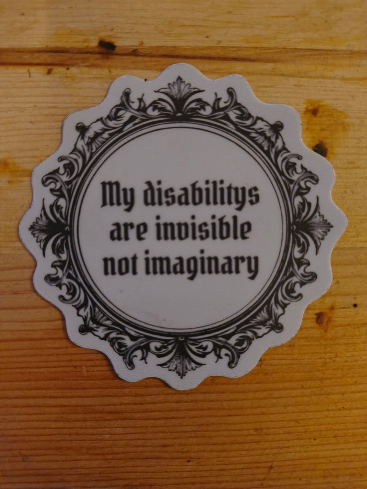 Invisible disability