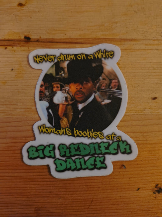 Don't drum on white boobies