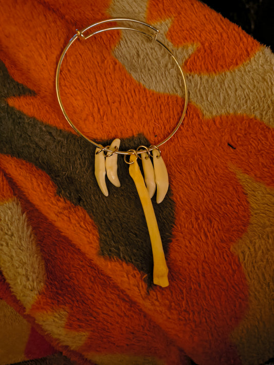 Wolf bone bracelets