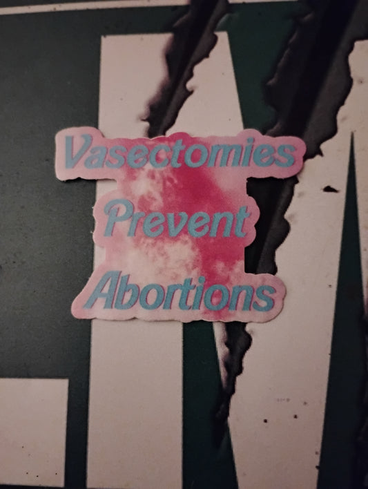 Vasectomies sticker