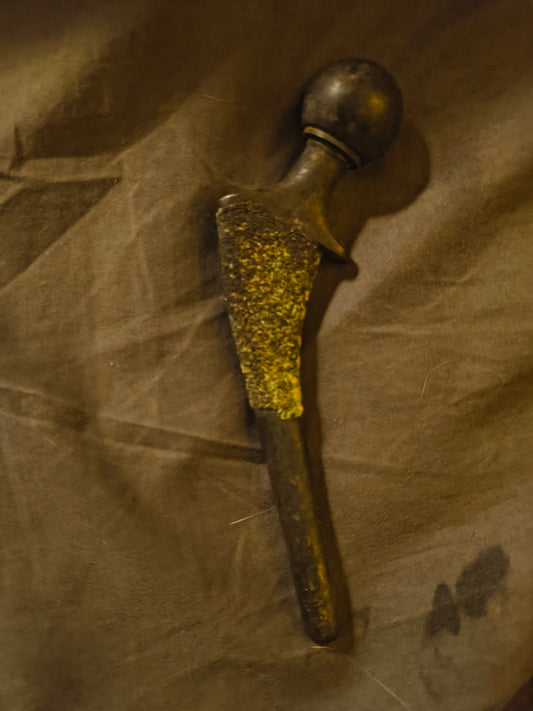 Vintage medical iron knee replacement